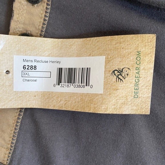 New Legendary Whitetails Men's Recluse Henley Hunters Shirt Size 3XL - Picture 9 of 16